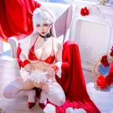 星之迟迟《年03月上1贝尔法斯特碧蓝航线》主题写真：49张全套美图