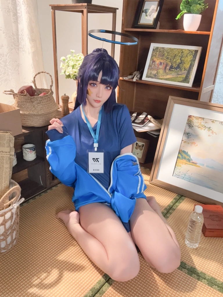 星之迟迟《年06月计划e蔚蓝档案早濑优香》主题写真：65张全套美图