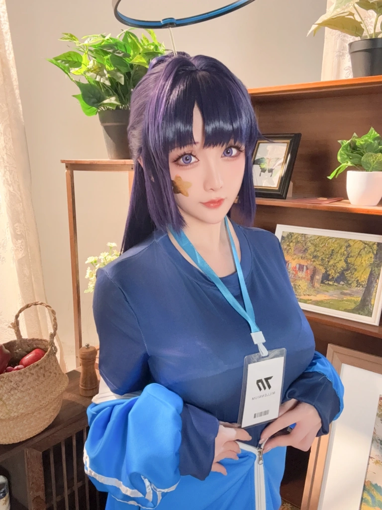 星之迟迟《年06月计划e蔚蓝档案早濑优香》主题写真：65张全套美图