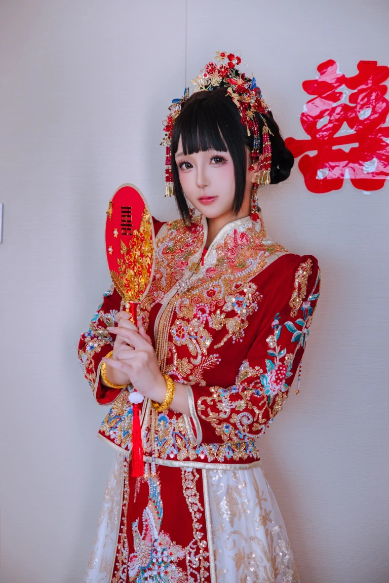 日奈娇《洞房花烛》主题写真：190张全套美图，含5个视频