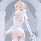 shika小鹿鹿《saber花嫁》主题写真：22张全套美图