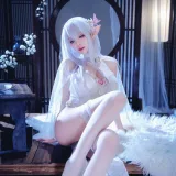 shika小鹿鹿《碧蓝航线阿尔比恩》主题写真：40张全套美图