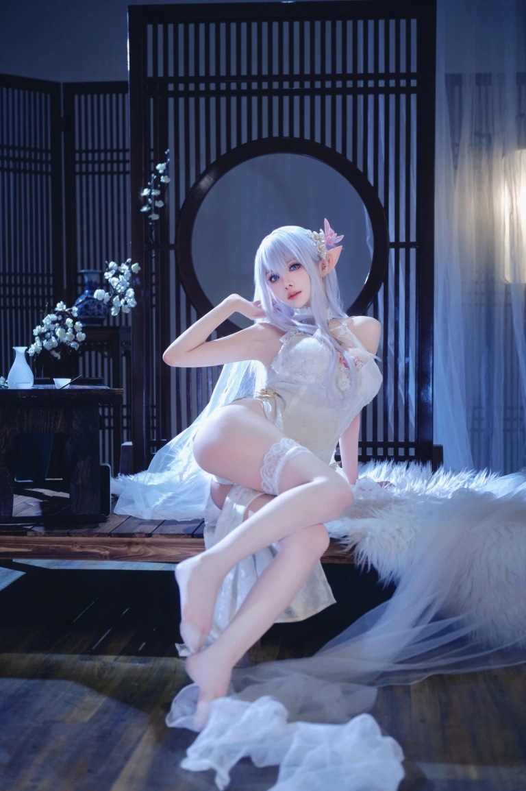 shika小鹿鹿《碧蓝航线阿尔比恩》主题写真：40张全套美图
