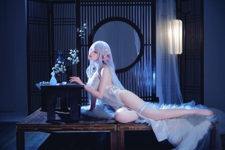shika小鹿鹿《碧蓝航线阿尔比恩》主题写真：40张全套美图