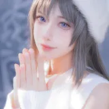 shika小鹿鹿《麻衣学姐》主题写真：25张全套美图
