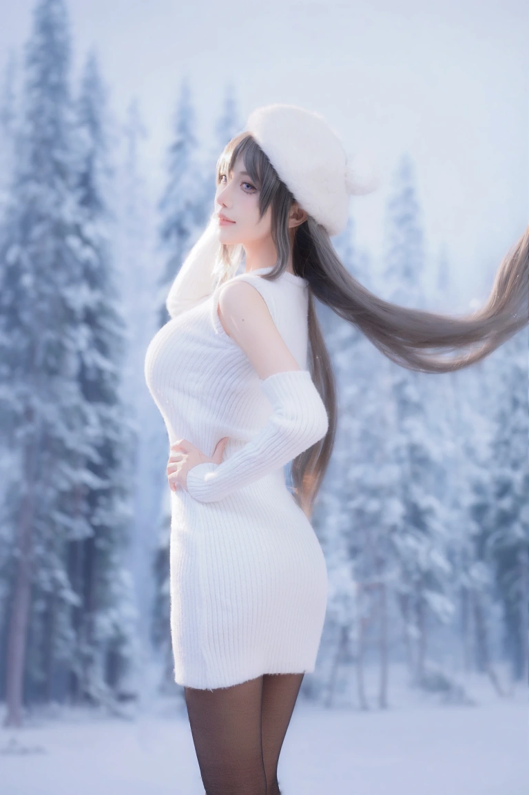 shika小鹿鹿《麻衣学姐》主题写真：25张全套美图