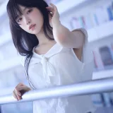 shika小鹿鹿《图书馆》主题写真：16张全套美图
