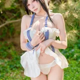 yiko湿润兔《泳装限定作海边假日蒂法》主题写真：80张全套美图