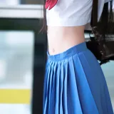 桜桃喵《地铁jk》主题写真：33张全套美图