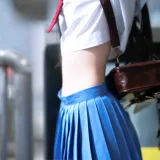 桜桃喵《地铁jk》主题写真：33张全套美图