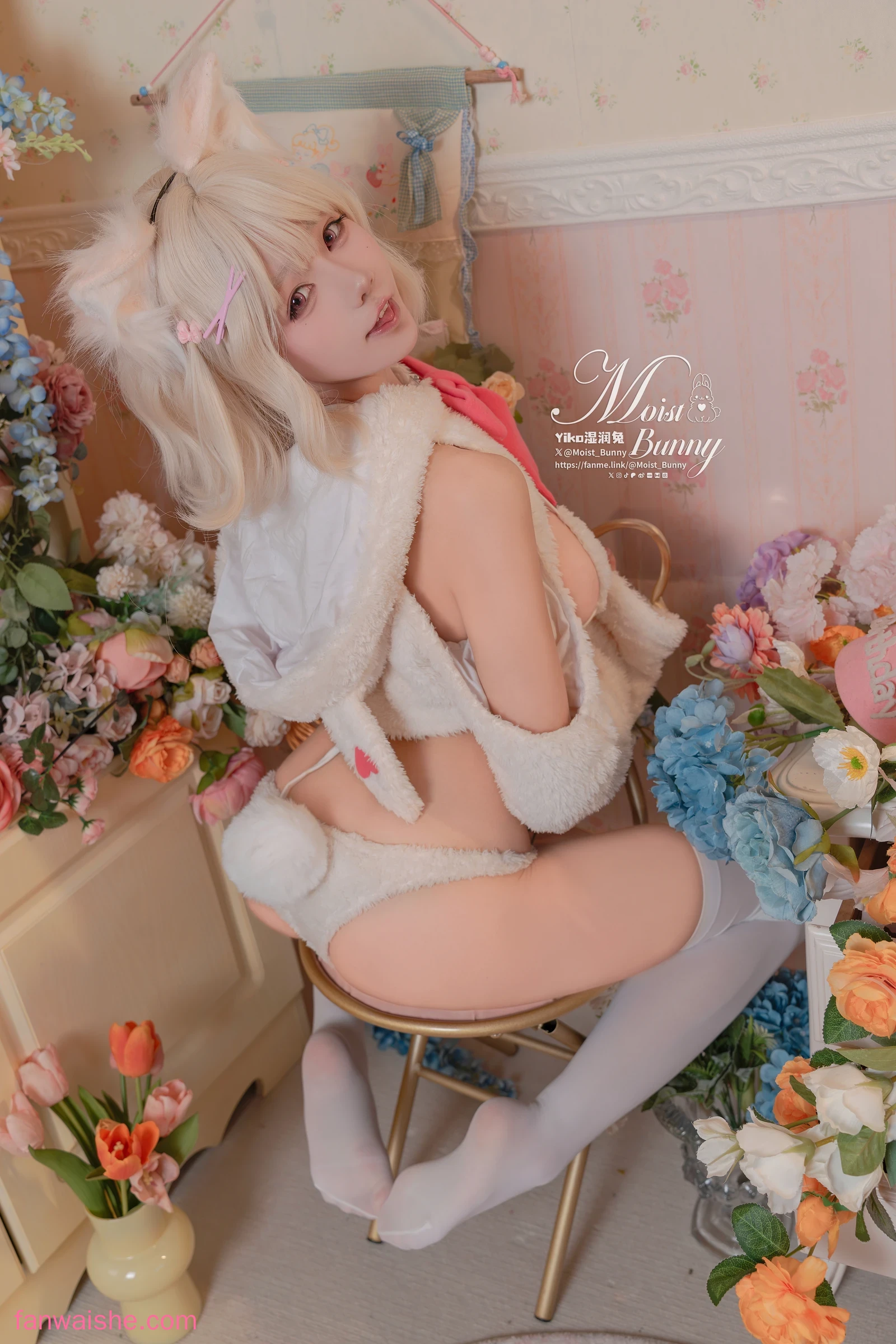 Yiko湿润兔 Yiko湿润兔 NO.009 - 他的猫 [75P1V-1.38GB]