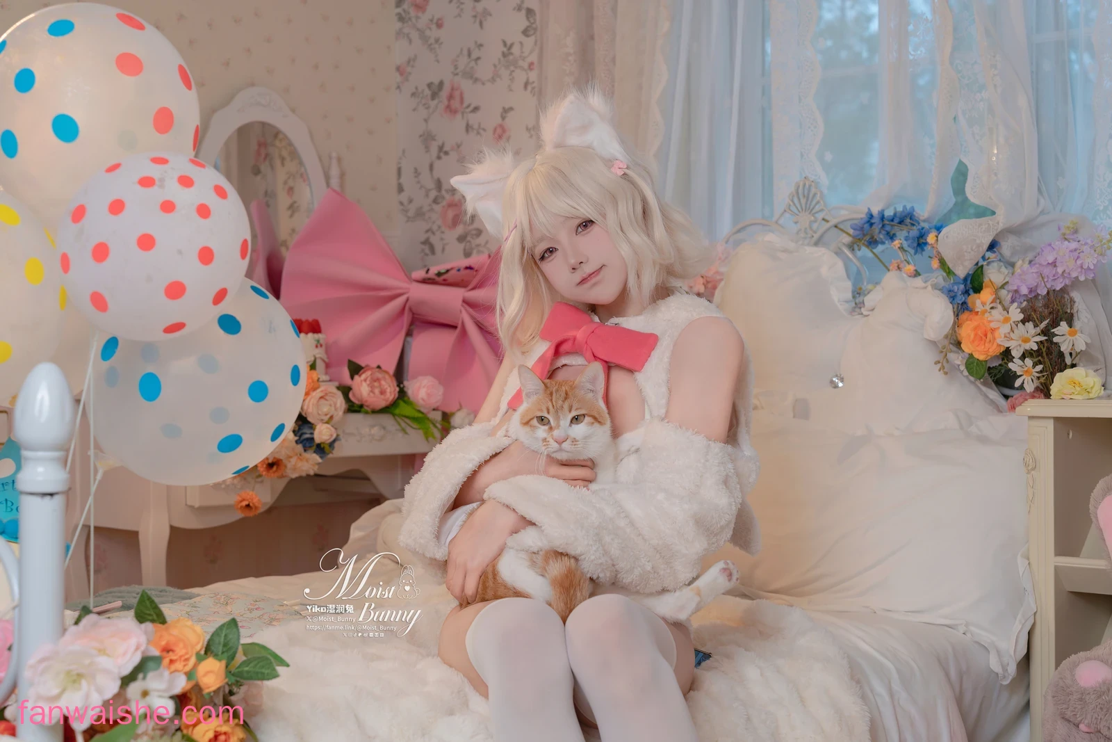 Yiko湿润兔 Yiko湿润兔 NO.009 - 他的猫 [75P1V-1.38GB]