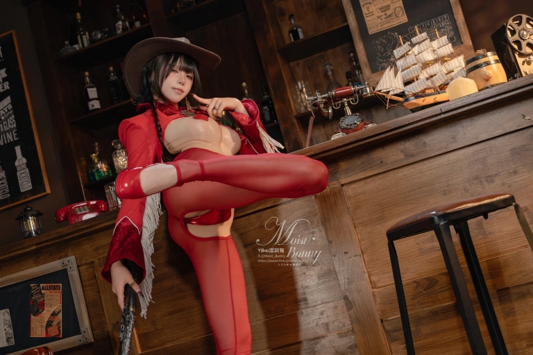 Yiko湿润兔《西部逆兔女郎&Thirsty [107P2V-1.83GB]》主题写真：108张全套美图，含2个视频