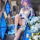 Yiko湿润兔《鸣潮 坎特蕾拉》主题写真：115张全套美图，含3个视频