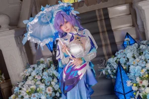 Yiko湿润兔《鸣潮 坎特蕾拉》主题写真：115张全套美图，含3个视频