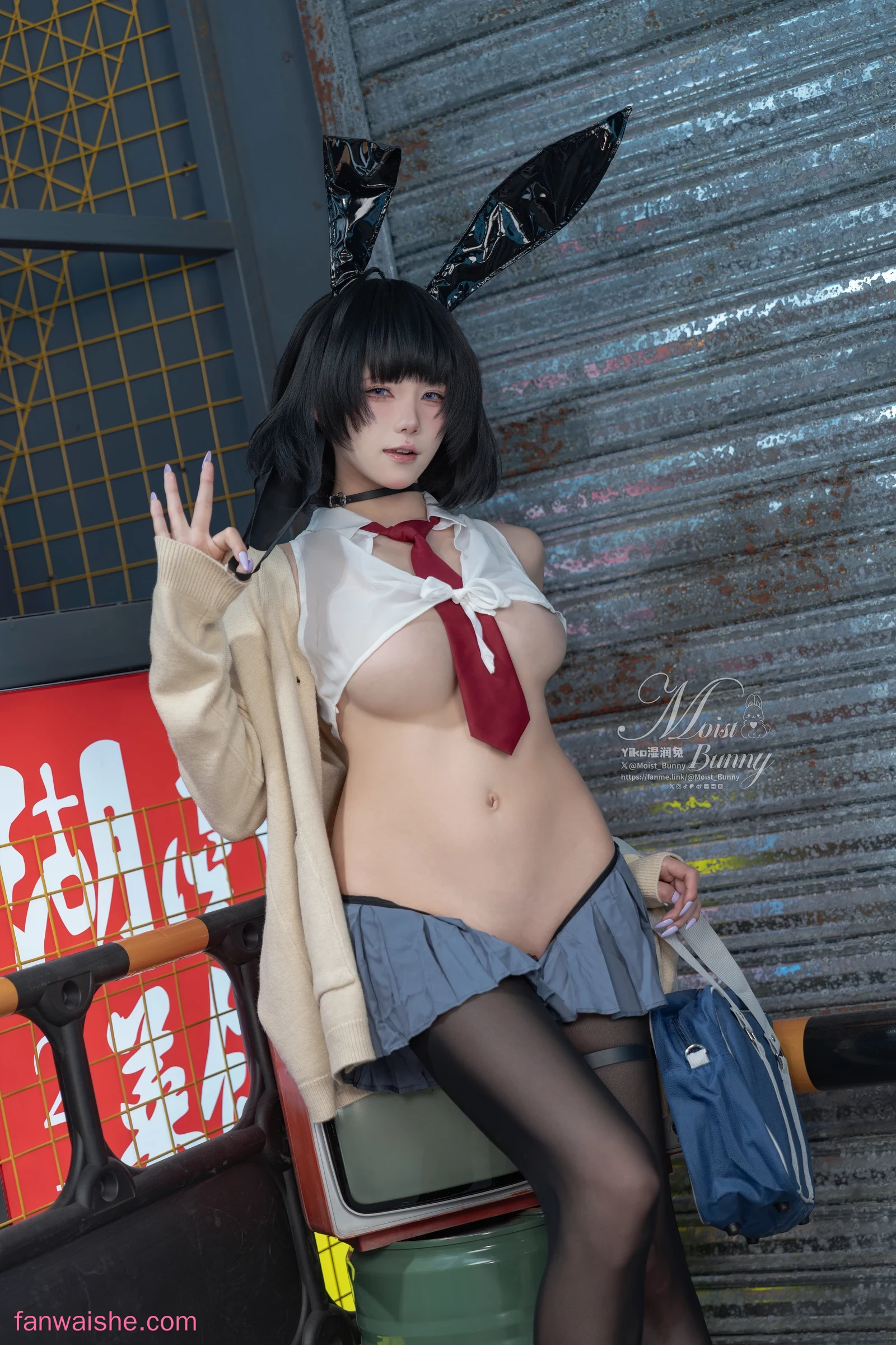Yiko湿润兔 Yiko湿润兔 NO.041 - 赛博逆JK&提线木偶