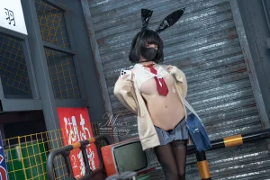 Yiko湿润兔《赛博逆JK&提线木偶》主题写真：92张全套美图，含3个视频