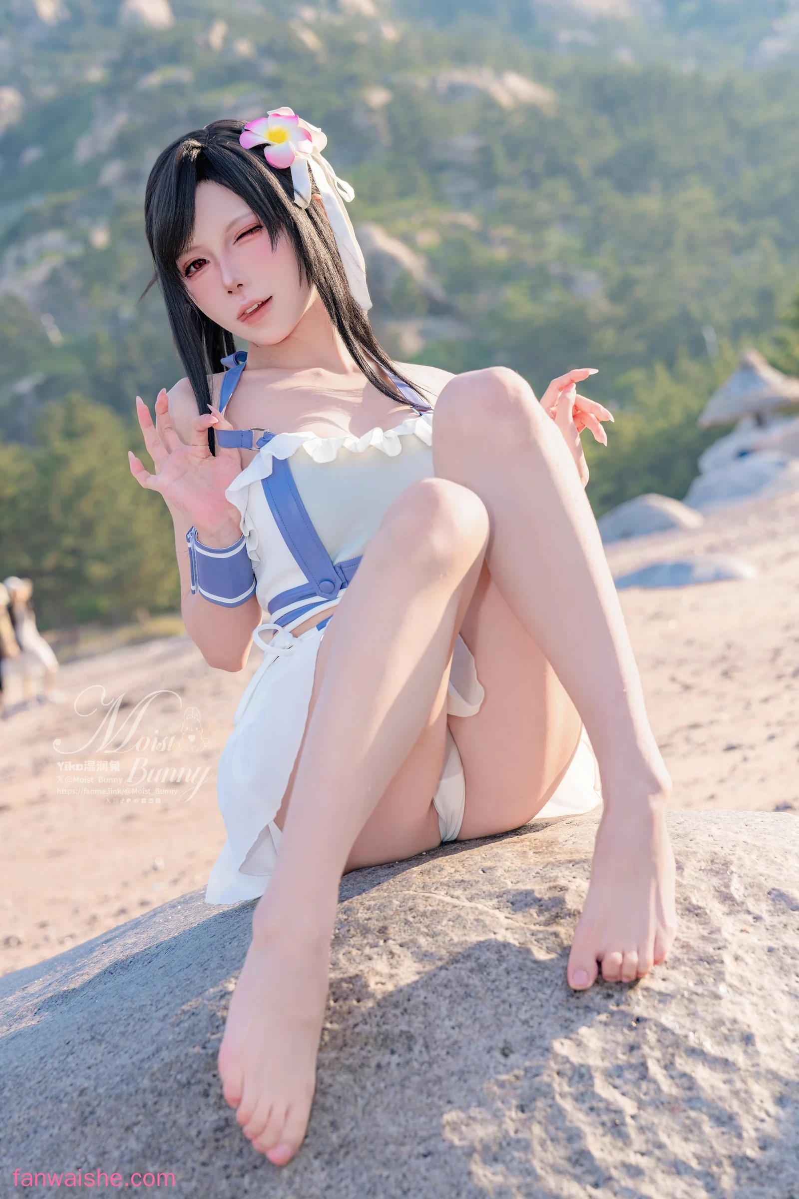 Yiko湿润兔 Yiko湿润兔 NO.048 - 2025泳装限定作 海边假日 蒂法