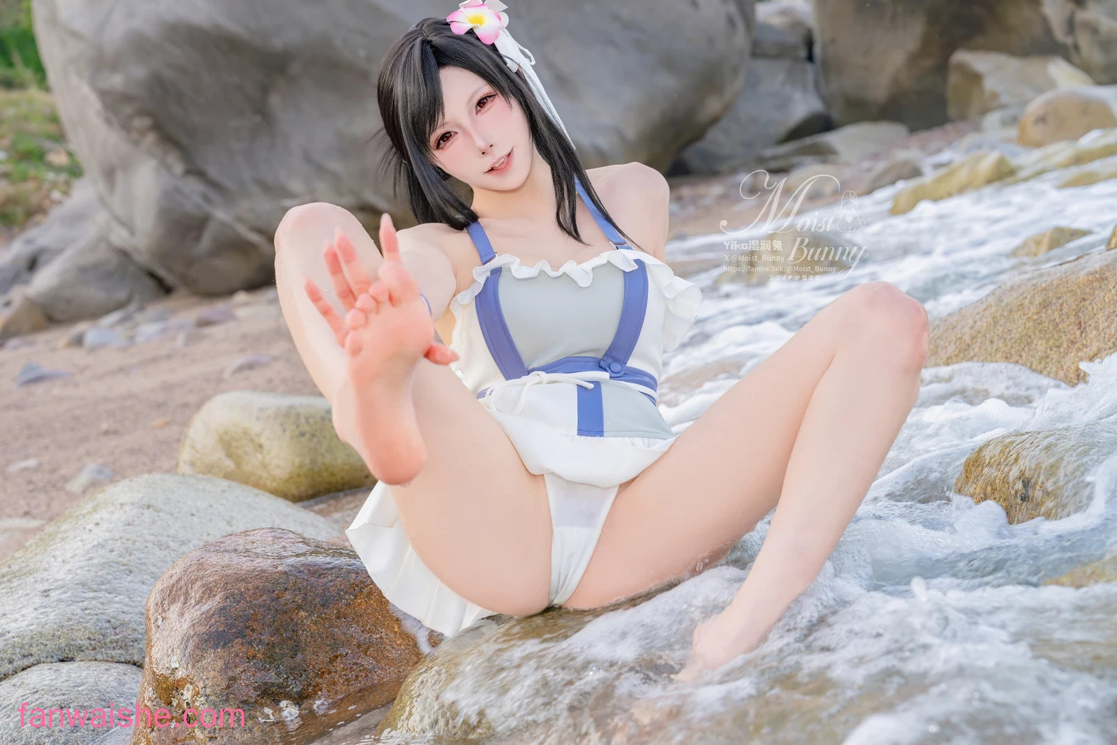 Yiko湿润兔 Yiko湿润兔 NO.048 - 2025泳装限定作 海边假日 蒂法