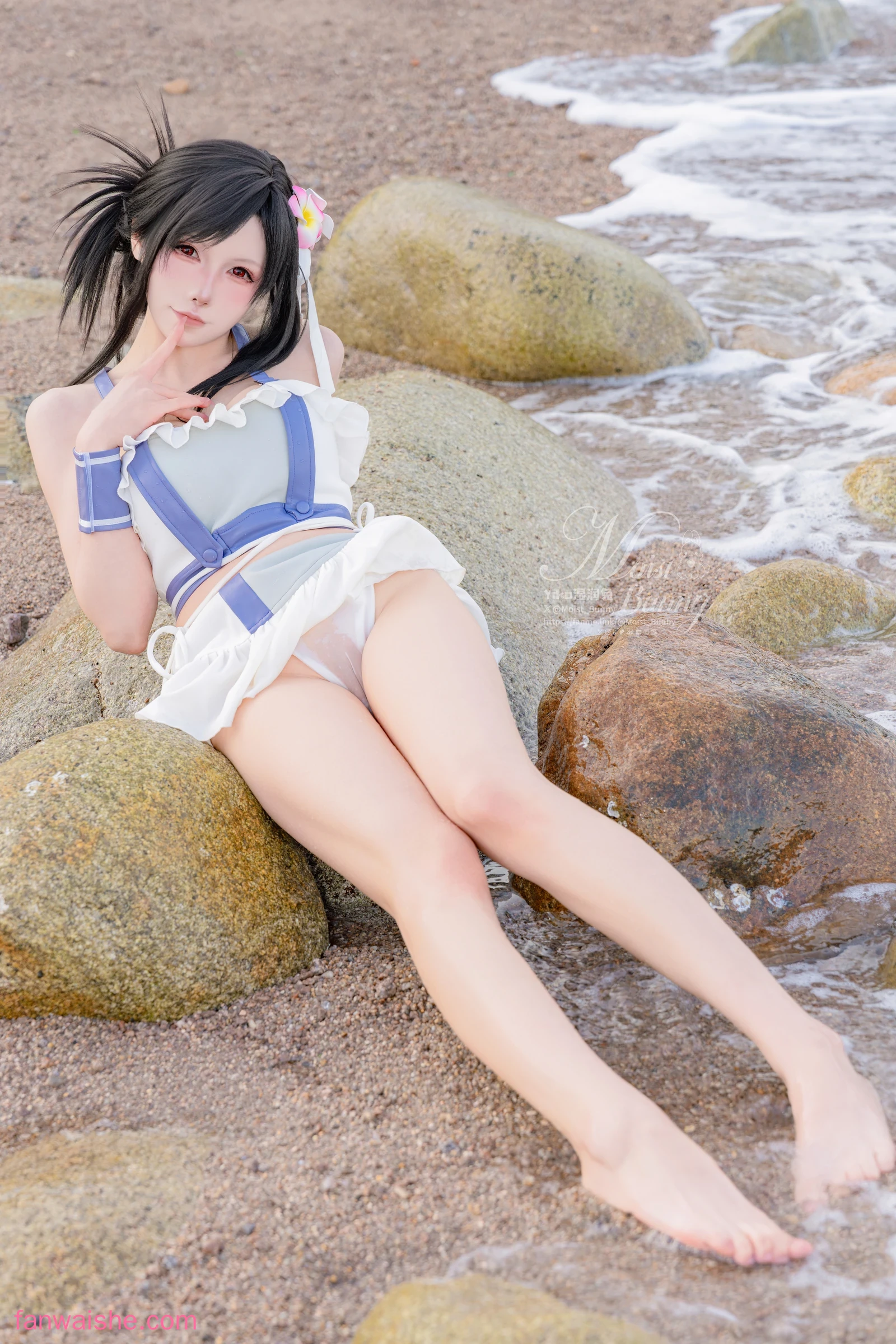 Yiko湿润兔 Yiko湿润兔 NO.048 - 2025泳装限定作 海边假日 蒂法