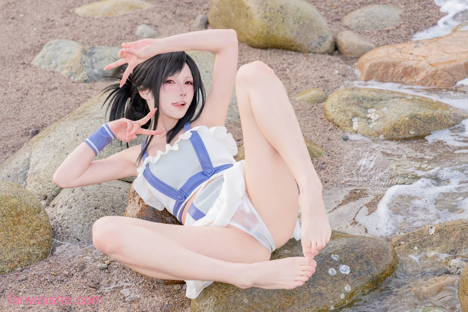 Yiko湿润兔 Yiko湿润兔 NO.048 - 2025泳装限定作 海边假日 蒂法