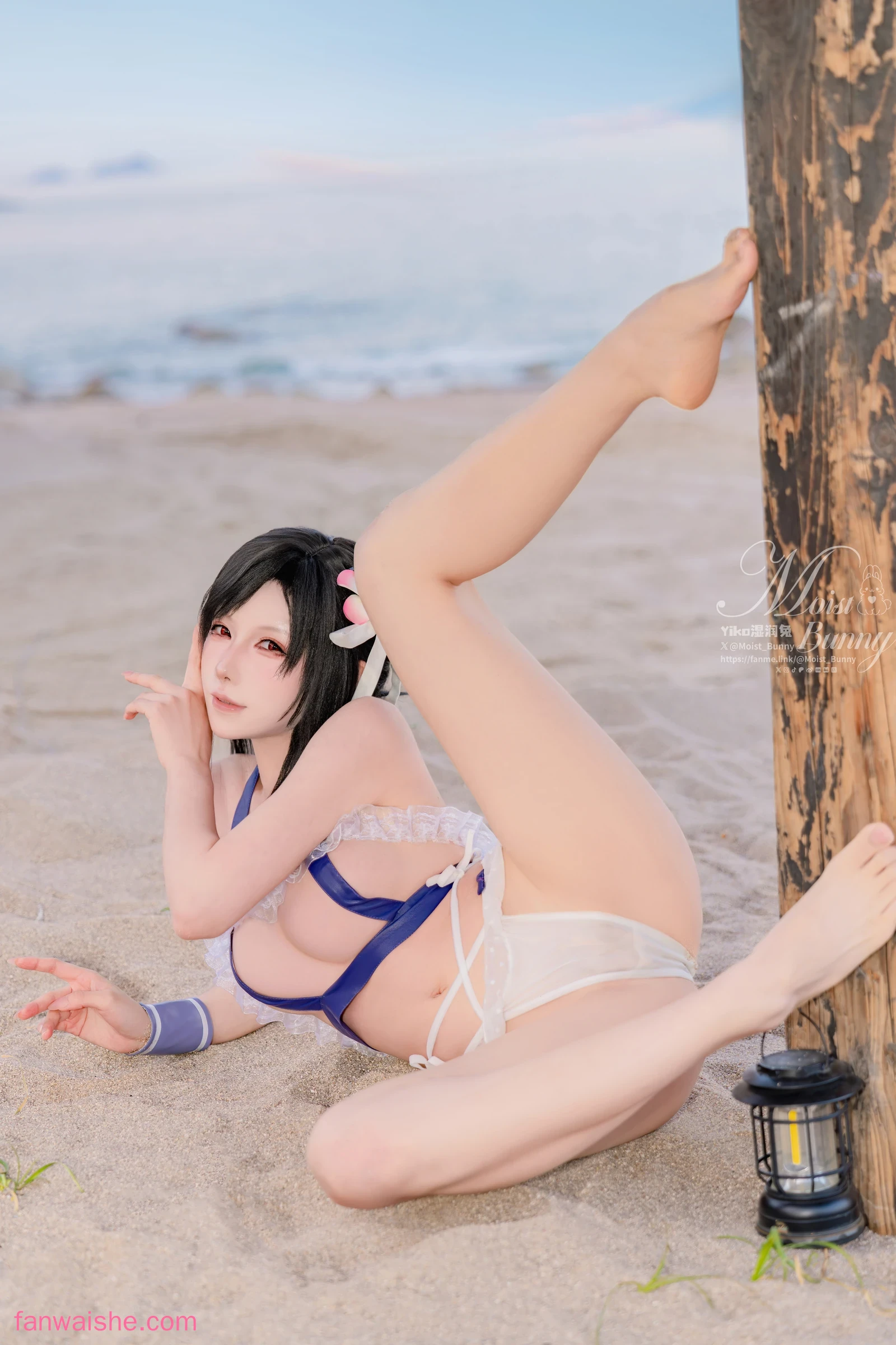 Yiko湿润兔 Yiko湿润兔 NO.048 - 2025泳装限定作 海边假日 蒂法