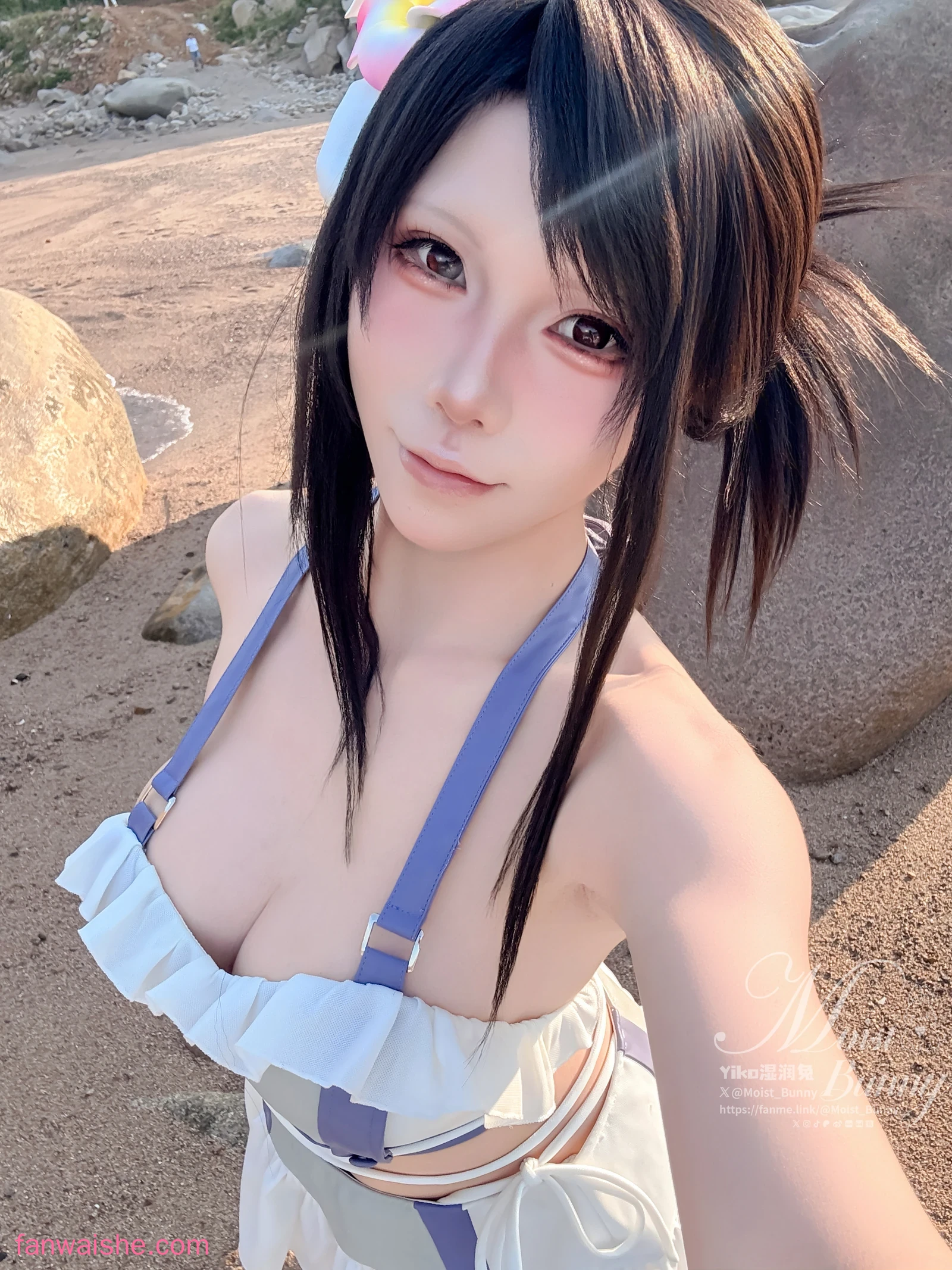 Yiko湿润兔 Yiko湿润兔 NO.048 - 2025泳装限定作 海边假日 蒂法