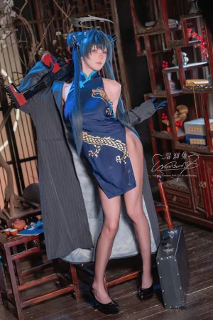 Yiko湿润兔《2026年04月 碧蓝档案 龙华妃咲》主题写真：113张全套美图，含2个视频