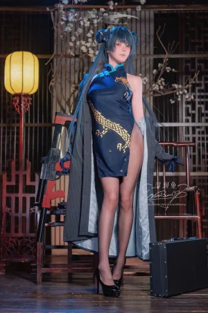 Yiko湿润兔《2026年04月 碧蓝档案 龙华妃咲》主题写真：113张全套美图，含2个视频