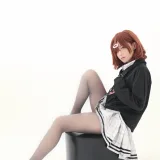 幼愛Youmeko《樋口円香灰丝》主题写真：25张全套美图