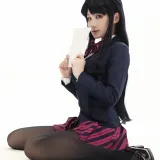 幼愛Youmeko《古见硝子》主题写真：60张全套美图