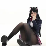 幼愛Youmeko《古见硝子》主题写真：60张全套美图