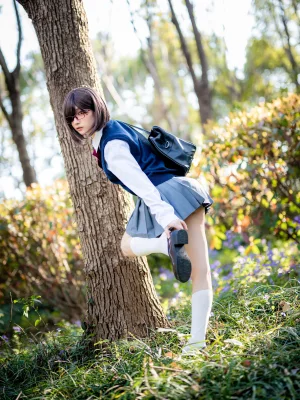 幼愛Youmeko《天乃莉莉纱》主题写真：27张全套美图