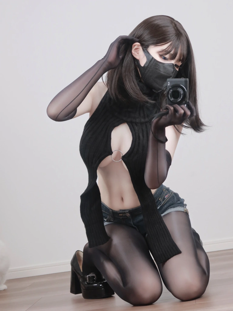 幼愛Youmeko《毛衣姐姐》主题写真：19张全套美图