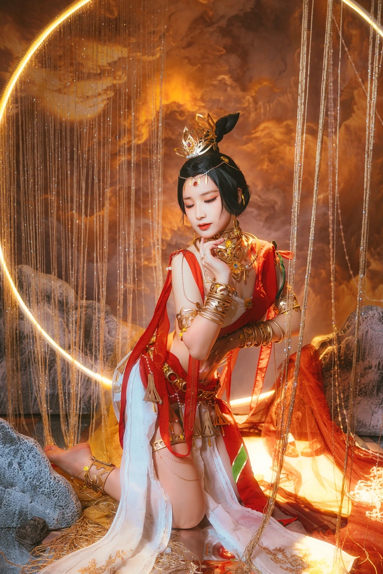 幼愛Youmeko《Patreon 飞天舞姬》主题写真：11张全套美图