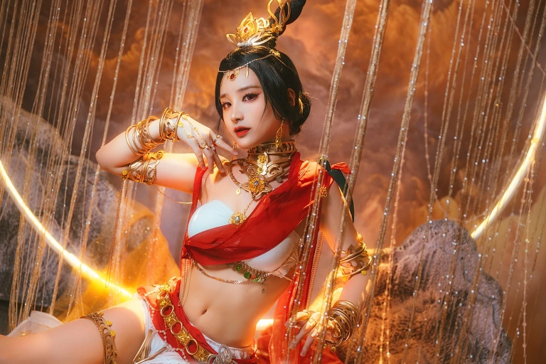 幼愛Youmeko《Patreon 飞天舞姬》主题写真：11张全套美图