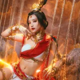 幼愛Youmeko《Patreon 飞天舞姬》主题写真：11张全套美图