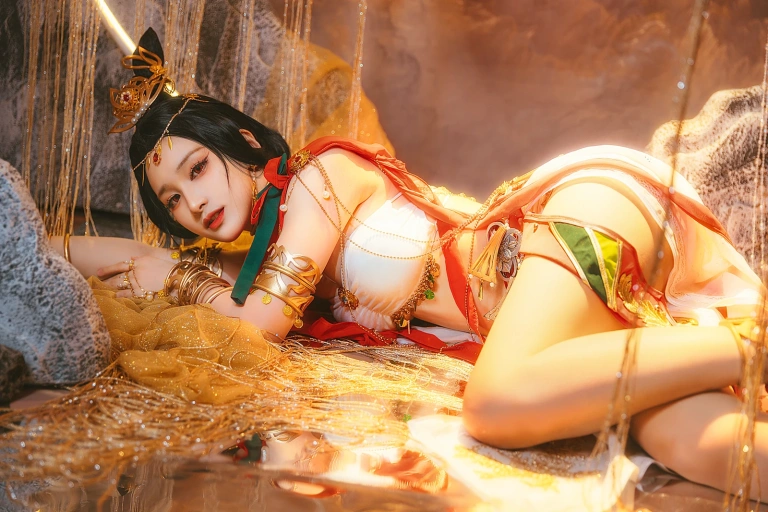 幼愛Youmeko《Patreon 飞天舞姬》主题写真：11张全套美图
