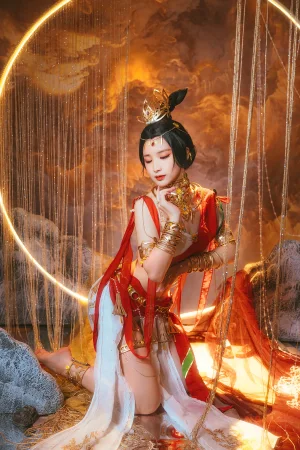 幼愛Youmeko《Patreon 飞天舞姬》主题写真：11张全套美图