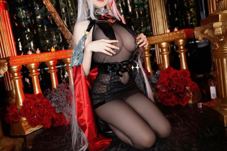 幼愛Youmeko《Patreon 碧蓝航线 埃吉尔》主题写真：17张全套美图