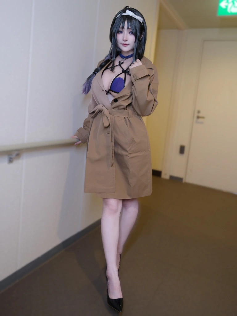 幼愛Youmeko《碧蓝航线 定安同人》主题写真：23张全套美图