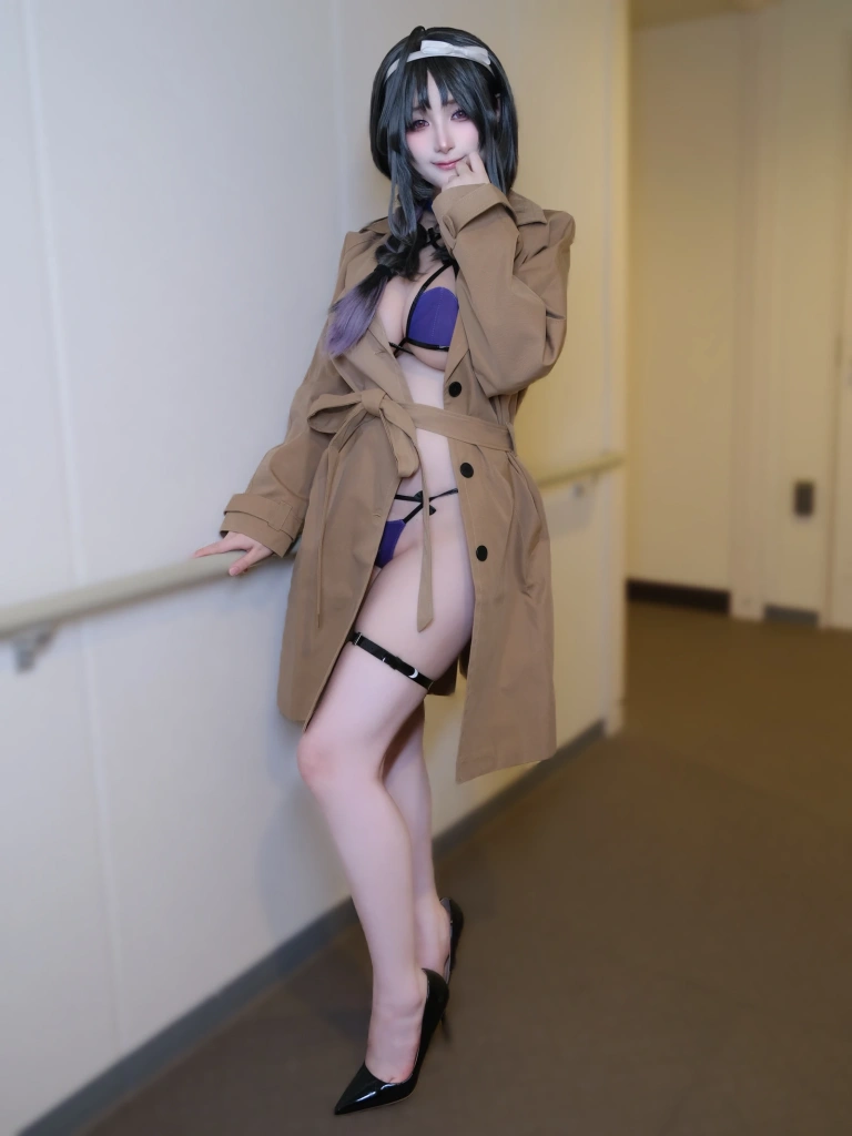 幼愛Youmeko《碧蓝航线 定安同人》主题写真：23张全套美图