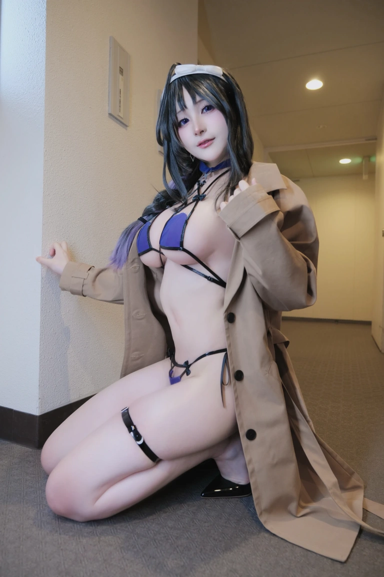 幼愛Youmeko《碧蓝航线 定安同人》主题写真：23张全套美图