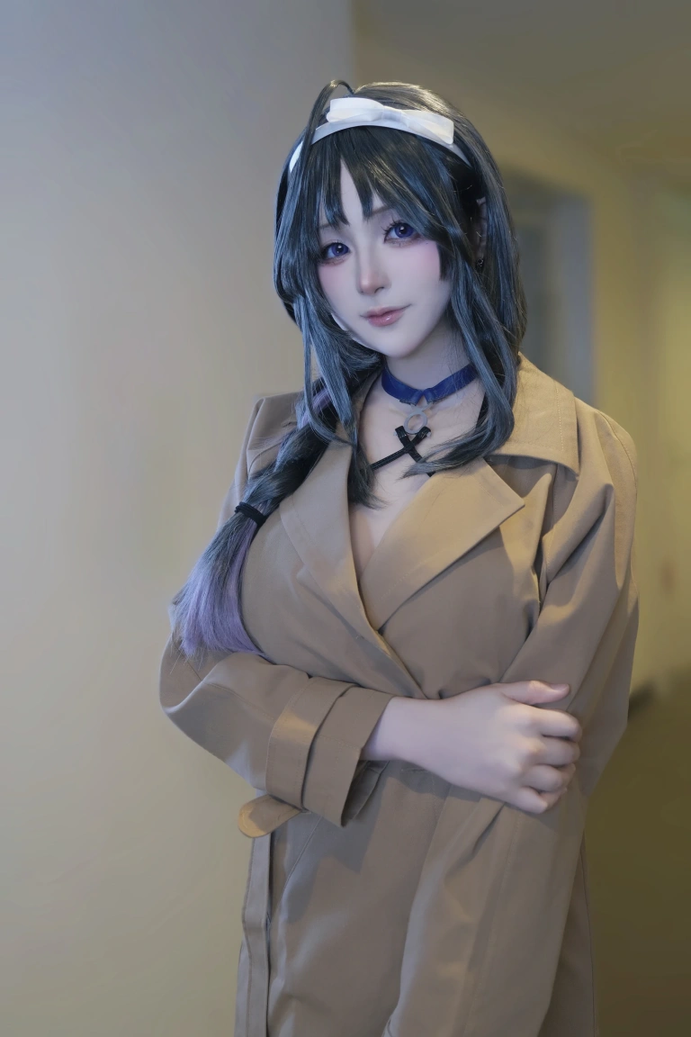幼愛Youmeko《碧蓝航线 定安同人》主题写真：23张全套美图