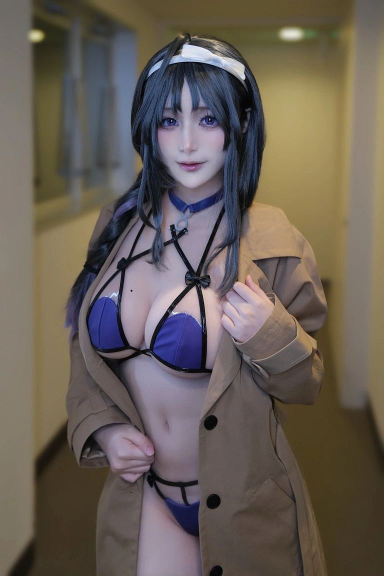 幼愛Youmeko《碧蓝航线 定安同人》主题写真：23张全套美图
