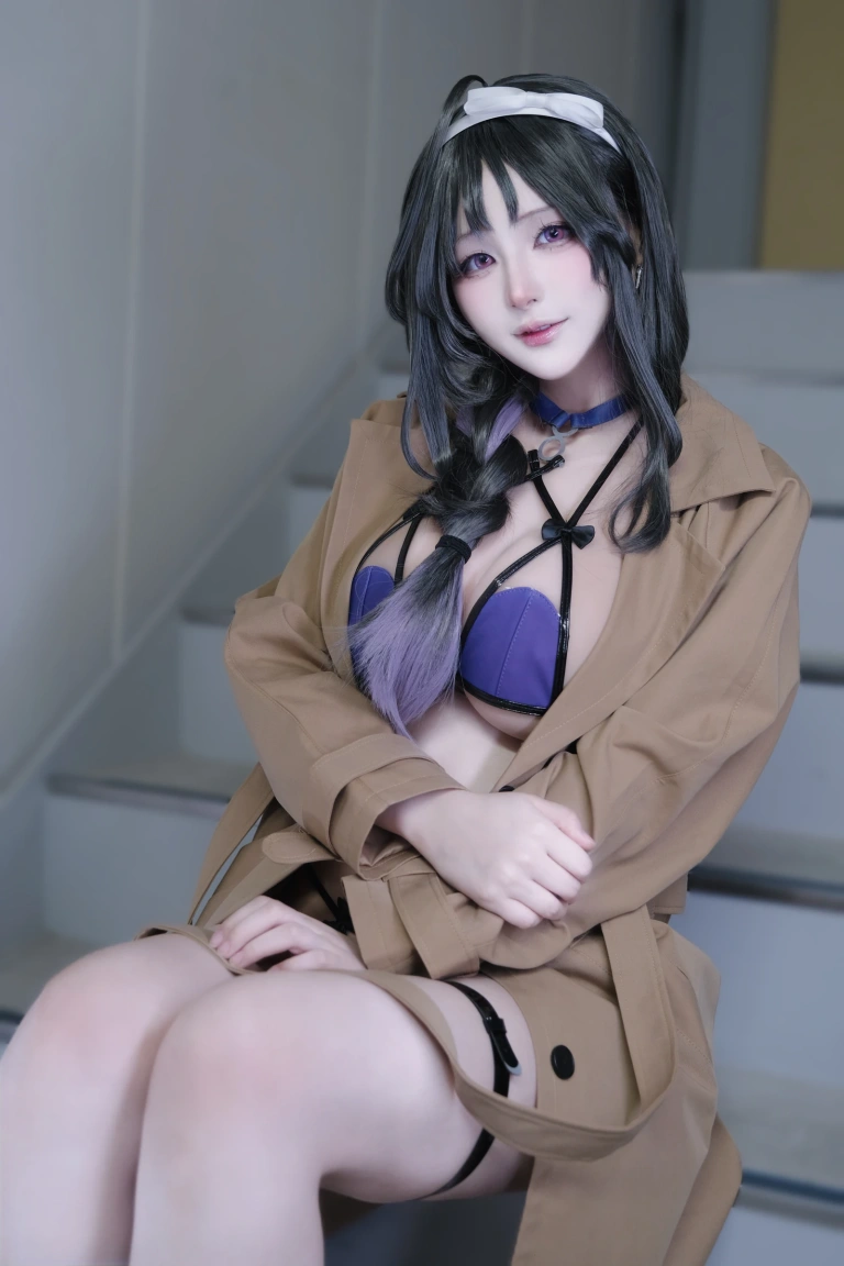 幼愛Youmeko《碧蓝航线 定安同人》主题写真：23张全套美图