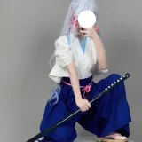 幼愛Youmeko《原神 神里绫华》主题写真：47张全套美图