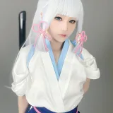 幼愛Youmeko《原神 神里绫华》主题写真：47张全套美图