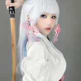 幼愛Youmeko《原神 神里绫华》主题写真：47张全套美图