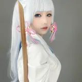 幼愛Youmeko《原神 神里绫华》主题写真：47张全套美图